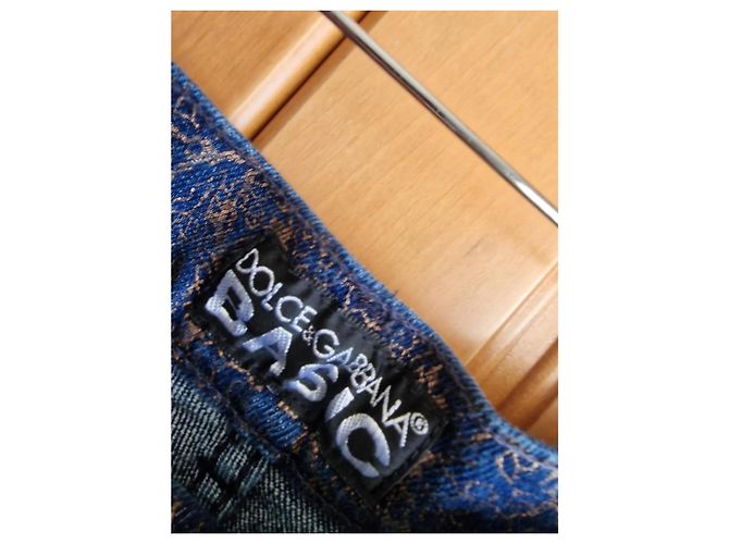 Short in denim blu Dolce & Gabbana - vista 3