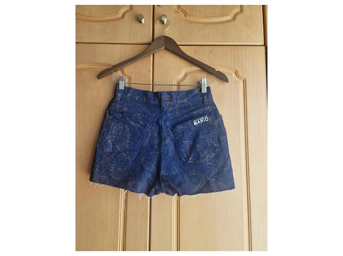 Short in denim blu Dolce & Gabbana - vista 4