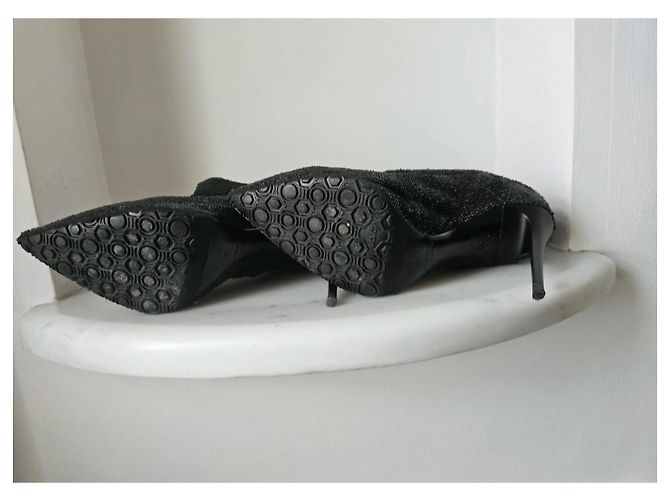 Autre Marque Botines Deimille de piel metalizada Metálico - vista 13