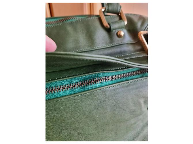 Bolsa de mão Rebecca Minkoff em couro verde - vista 3
