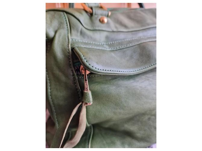 Bolsa de mão Rebecca Minkoff em couro verde - vista 4