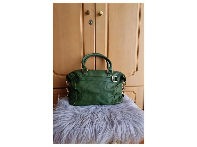 Bolsa de mão Rebecca Minkoff em couro verde - vista 5