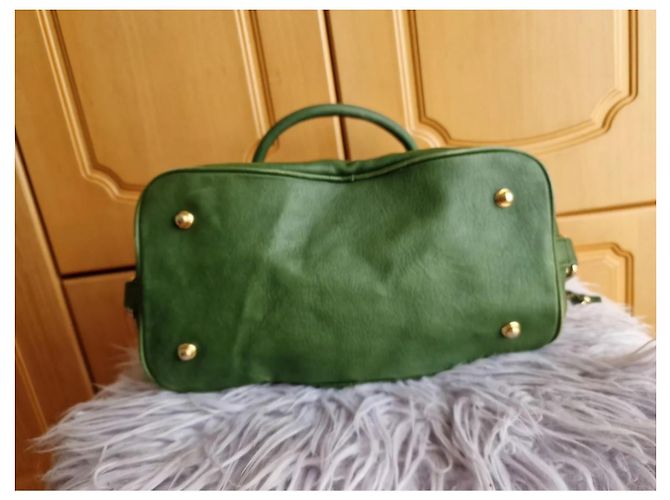 Bolsa de mão Rebecca Minkoff em couro verde - vista 7