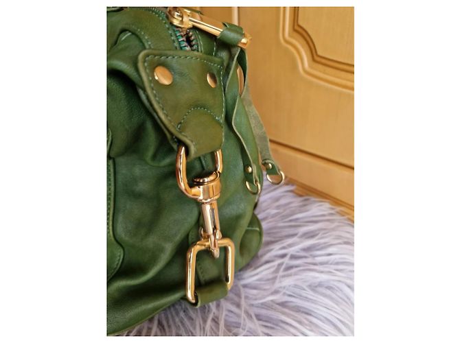 Bolsa de mão Rebecca Minkoff em couro verde - vista 8