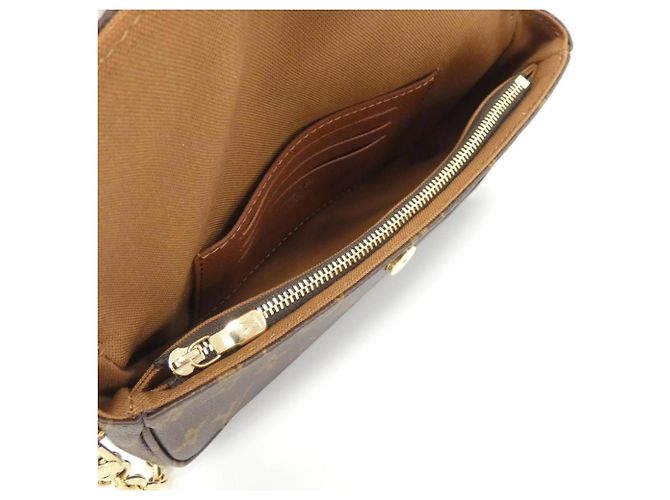 Borsa a Spalla Louis Vuitton Monogram Wallet on Chain Ivy M81911 Marrone - vista 5