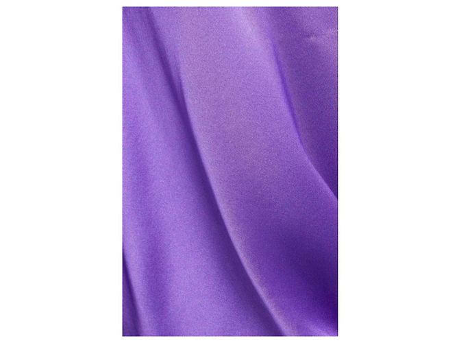 Top Maison Michel de seda charmeuse morado anudado Púrpura - vista 4