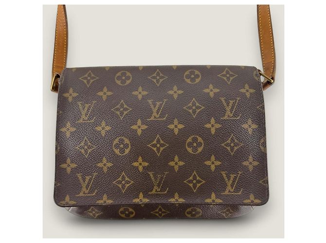 Louis Vuitton Musette Tango tracolla lunga vintage Marrone - vista 3