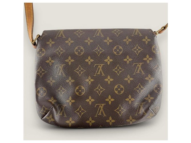 Louis Vuitton Musette Tango tracolla lunga vintage Marrone - vista 4
