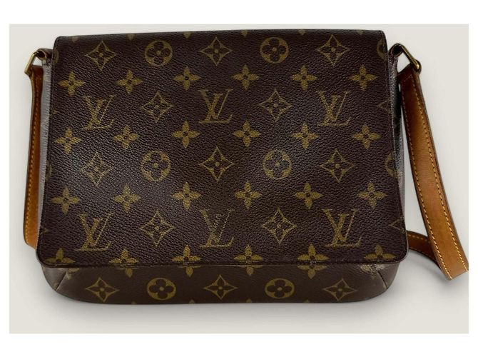 Louis Vuitton Musette Tango tracolla lunga vintage Marrone - vista 5