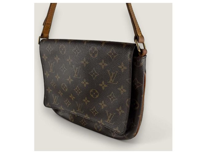 Louis Vuitton Musette Tango tracolla lunga vintage Marrone - vista 7