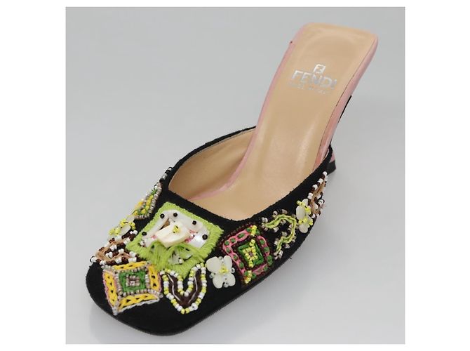 FENDI High Heels Canvas 35 1/2 Rosa Auth 101094 Pink - Ansicht 17