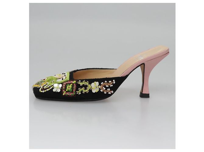 FENDI High Heels Canvas 35 1/2 Rosa Auth 101094 Pink - Ansicht 21