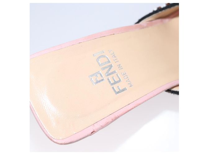 FENDI High Heels Canvas 35 1/2 Rosa Auth 101094 Pink - Ansicht 27