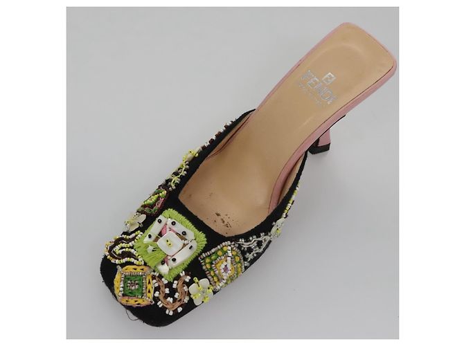 FENDI High Heels Canvas 35 1/2 Rosa Auth 101094 Pink - Ansicht 6
