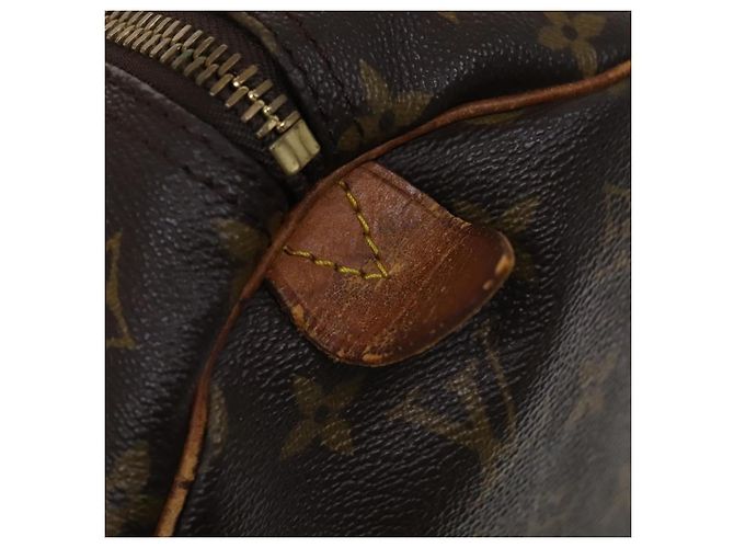 LOUIS VUITTON Monogram Keepall 60 Borsa Boston M41422 LV Auth 113683 Monogramma - vista 18