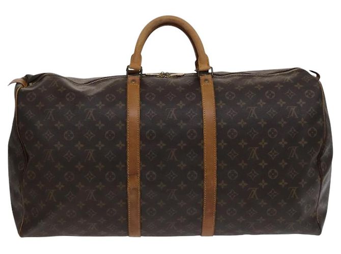LOUIS VUITTON Monogram Keepall 60 Borsa Boston M41422 LV Auth 113683 Monogramma - vista 2