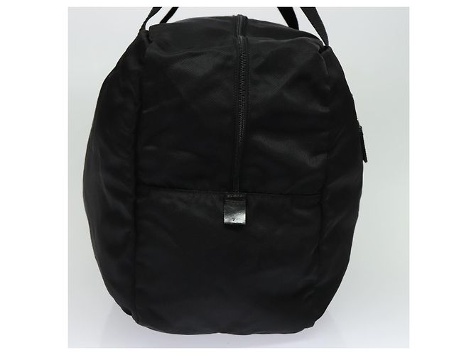 Borsa Boston GUCCI in nylon nero 012 0389 Auth bs22576 - vista 3