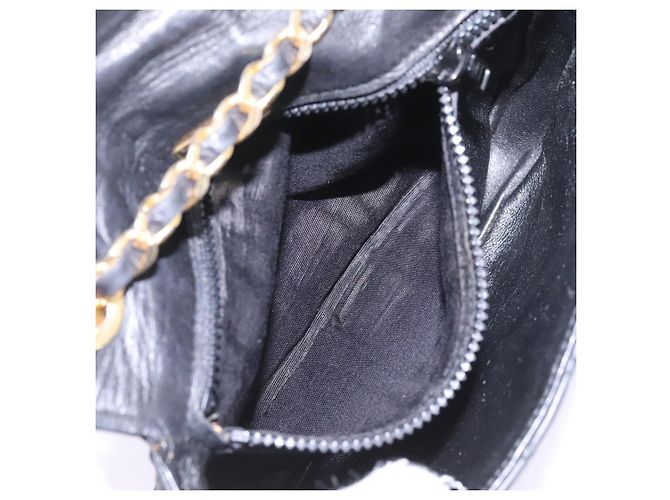Borsa a spalla BALLY in pelle nera e oro Auth BD059 Nero D'oro - vista 12