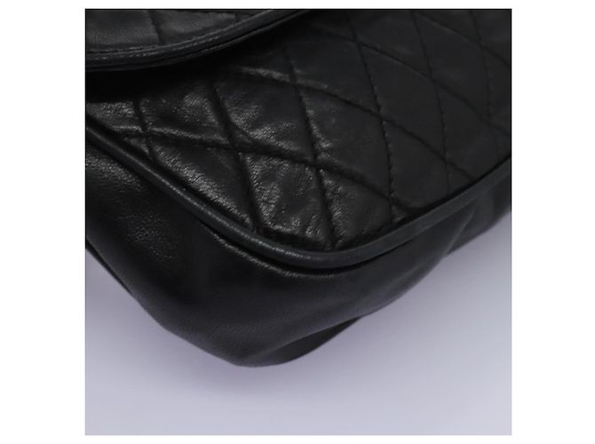 Borsa a spalla BALLY in pelle nera e oro Auth BD059 Nero D'oro - vista 14