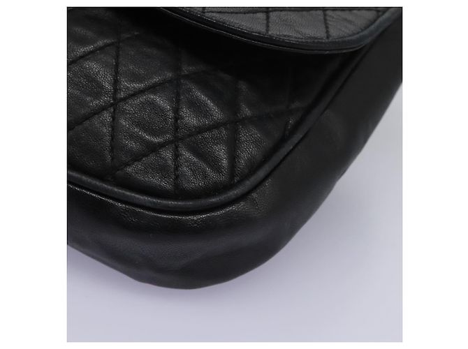 Borsa a spalla BALLY in pelle nera e oro Auth BD059 Nero D'oro - vista 15