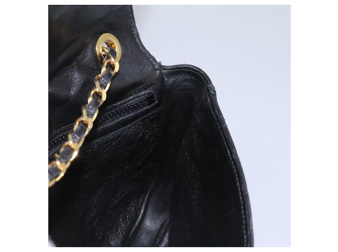 Borsa a spalla BALLY in pelle nera e oro Auth BD059 Nero D'oro - vista 20