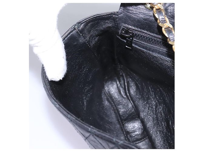 Borsa a spalla BALLY in pelle nera e oro Auth BD059 Nero D'oro - vista 21