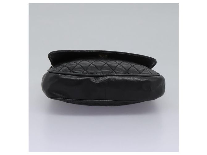 Borsa a spalla BALLY in pelle nera e oro Auth BD059 Nero D'oro - vista 5