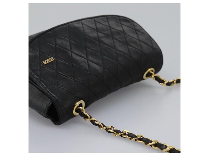 Borsa a spalla BALLY in pelle nera e oro Auth BD059 Nero D'oro - vista 6
