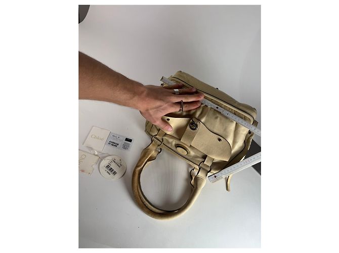 Chloé Vintage Chloe Leder Tasche Beige - Ansicht 10