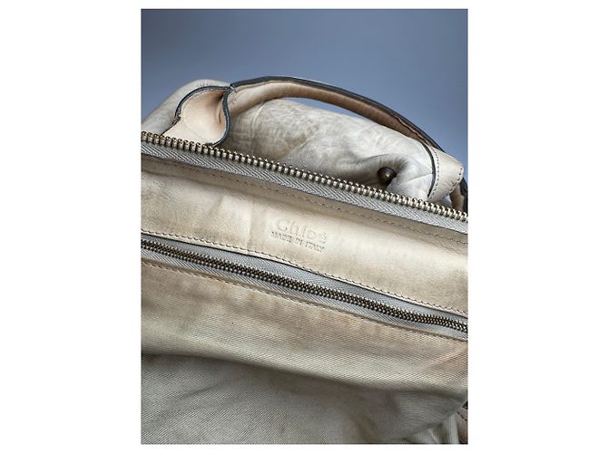 Chloé Vintage Chloe Leder Tasche Beige - Ansicht 3
