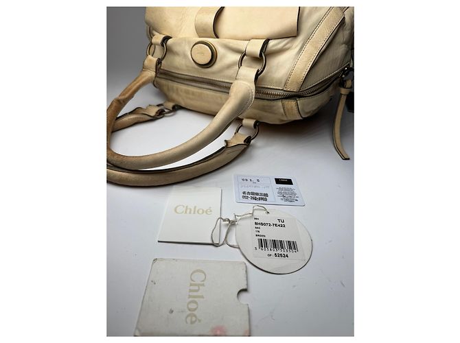Chloé Vintage Chloe Leder Tasche Beige - Ansicht 8