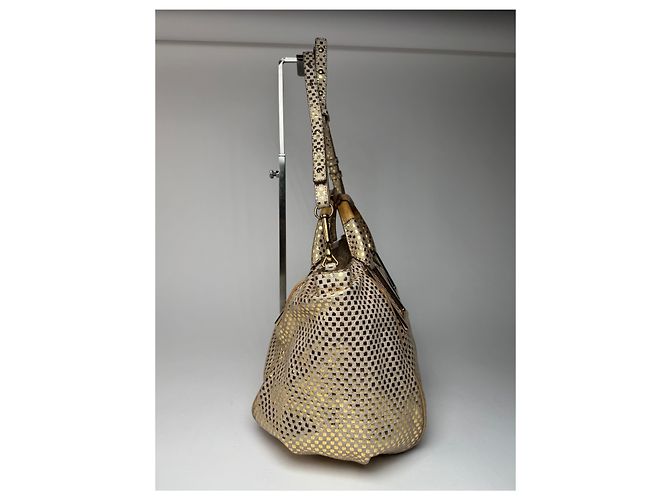 Chloé Vintage Chloe 2-Wege Leder Tasche golden - Ansicht 6