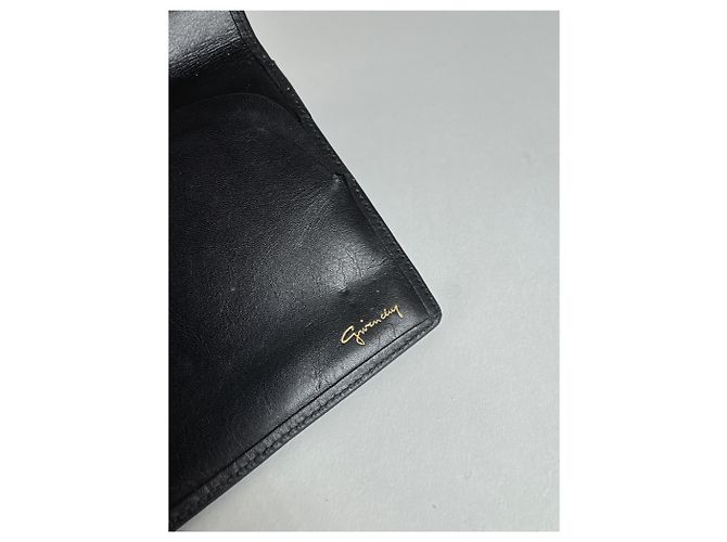 Clutch in pelle vintage Givenchy GV3 nera Nero - vista 9