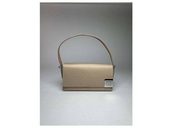 Vintage Givenchy 4G Baguette Tasche Beige - Ansicht 13