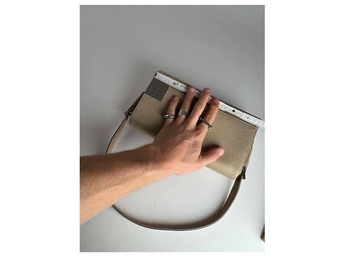 Vintage Givenchy 4G Baguette Tasche Beige - Ansicht 8
