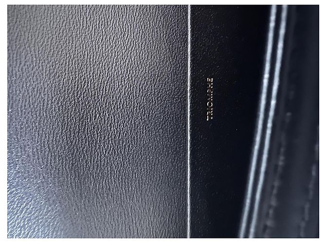 Classic Box Borsa Céline Triomphe in pelle nera Nero - vista 8