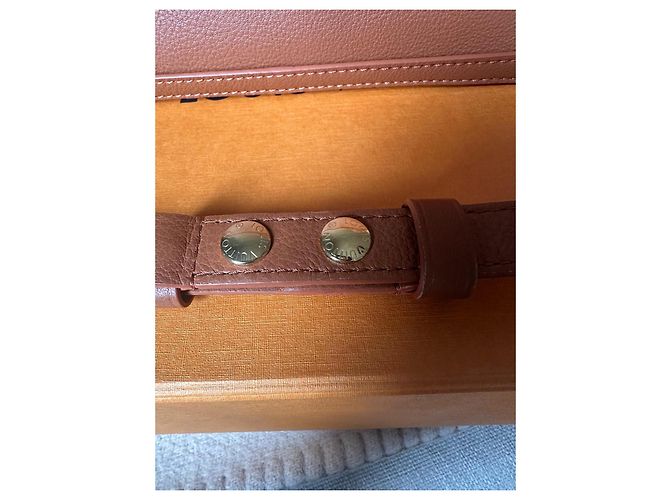 Citadines Louis Vuitton Borsa Dauphine Soft MM Pelle Camel Cammello - vista 6