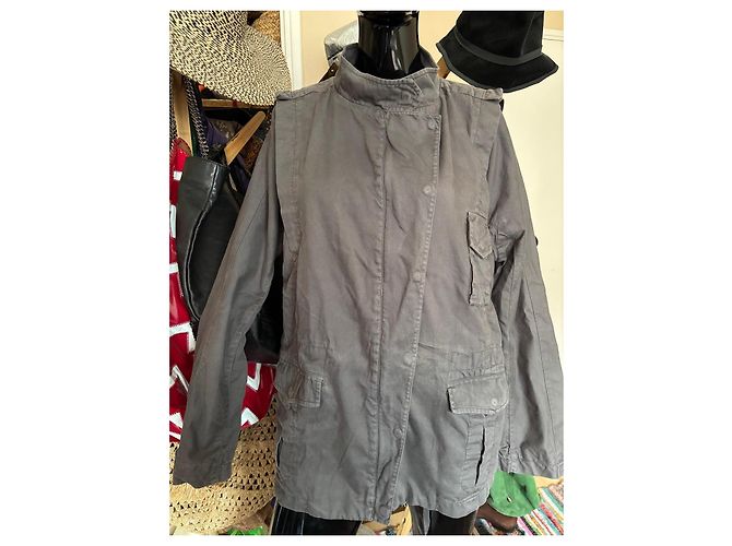 Chaqueta Ikks de algodón marrón Castaño - vista 2
