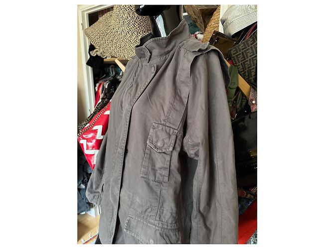 Chaqueta Ikks de algodón marrón Castaño - vista 3