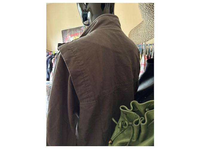 Chaqueta Ikks de algodón marrón Castaño - vista 4