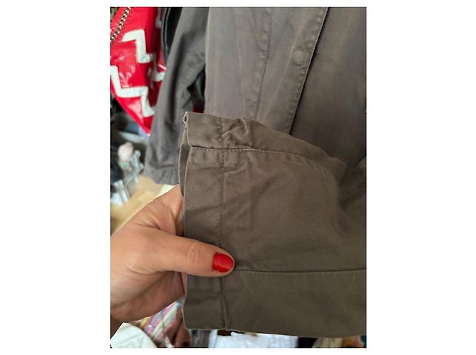 Chaqueta Ikks de algodón marrón Castaño - vista 6