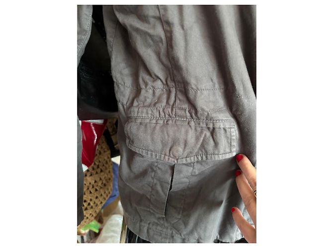 Chaqueta Ikks de algodón marrón Castaño - vista 8