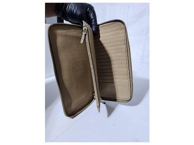 Cartera Continental Gucci Soho GG Logo Beige - vista 14
