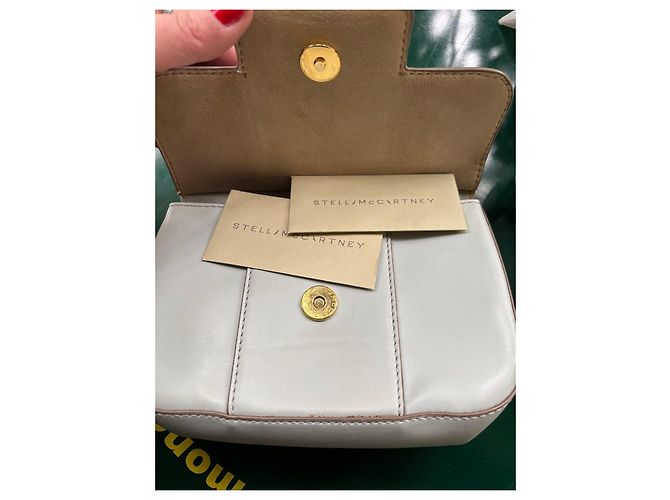 Stella Mc Cartney Borsa Stella McCartney Blu chiaro in pelle vegana - vista 11