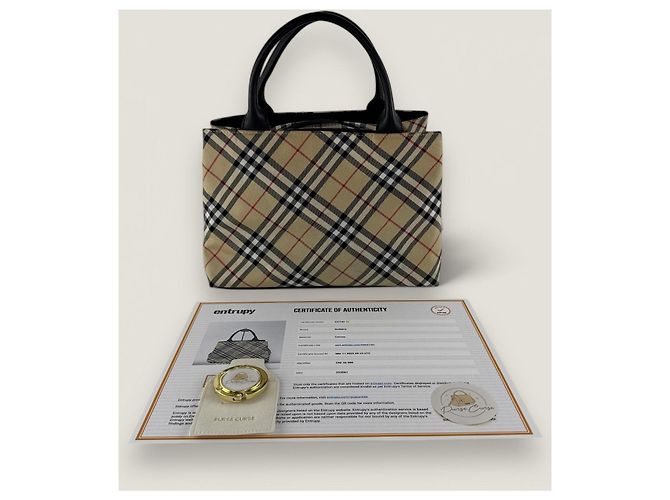 Burberry Blue Label Modell: Burberry Nova Check Blue Label beiger Tasche Farbe: Beige - Ansicht 14
