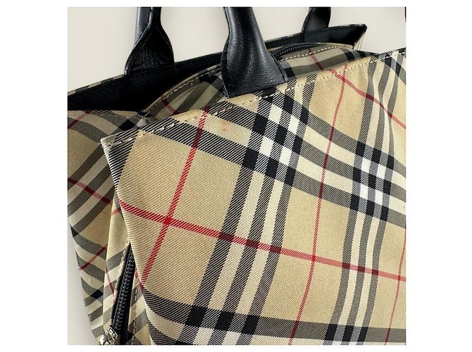 Burberry Blue Label Modell: Burberry Nova Check Blue Label beiger Tasche Farbe: Beige - Ansicht 7