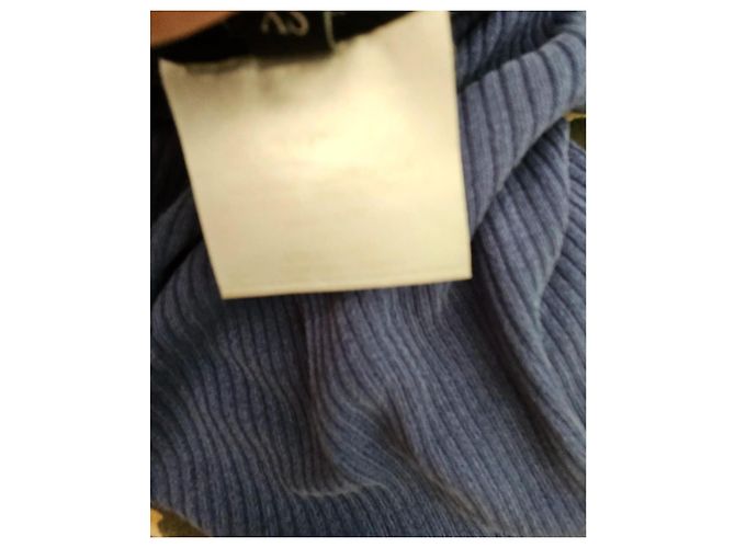 Top Gucci de seda azul - vista 7