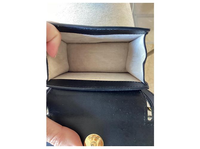 Borsa a mano Jacquemus in pelle nera Nero - vista 3