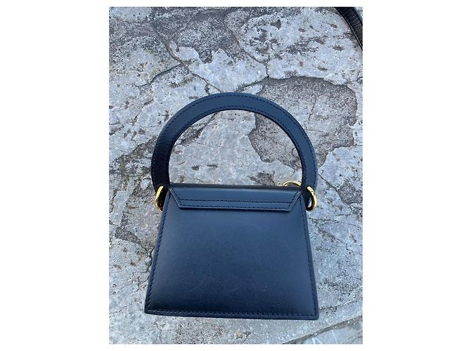 Borsa a mano Jacquemus in pelle nera Nero - vista 6