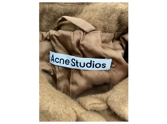 Acne Brown Wool Cropped Jacket - view 4